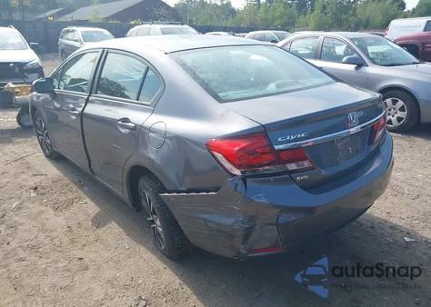 2015 Honda Civic Ex from USA, damaged, VIN 19XFB2F87FE223018